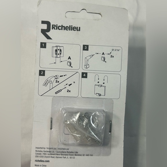 Richelieu Single Wall Mount Hook/Hanger 3 For $20 - Picture 2 of 5